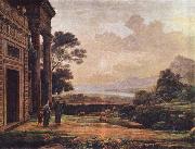 Claude Lorrain Verstobung der Hagar oil on canvas